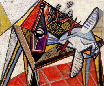 still life with fan Painting - Still Life with Pigeon 1941 Pablo Picasso
